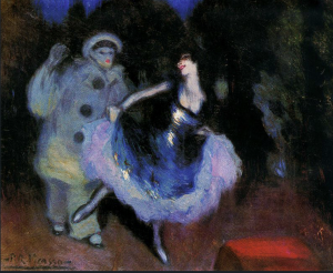 Picasso.Pierrot & Columbine